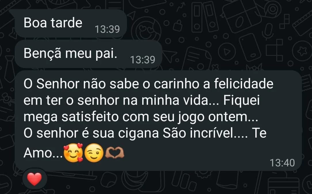 Captura de tela de depoimento real de cliente 1